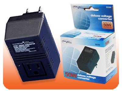 thumbnail image 2 of Seven Star 45W Power Voltage Converter: Step Up 110V To 220V For UK Devices 2 of 5